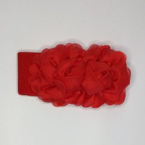 Women elastic stretch waist belt